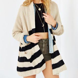 UO BDG Rolled-Sleeve Open Cardigan